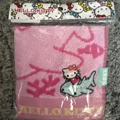 レア ハローキティ　阪神タイガース　ピンク ハローキティ 阪神タイガース ミニタオル - メルカリ