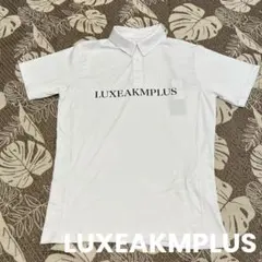 LUXEAKMPLUS(リュクスエイケイエムプラス)フロントロゴ半袖ポロシャツのサムネイル
