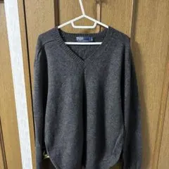 Polo by RalphLauren Vネックセーター Lサイズ ダークグレー