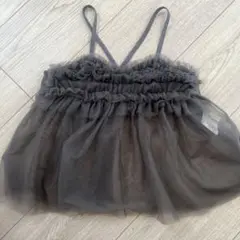 petit main グレー ビスチェ 110