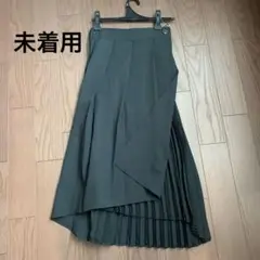 earth music & ecology ブラック プリーツスカート F