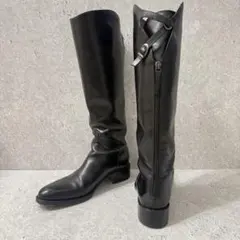⭐️未使用品⭐️　SARTORE　ロングブーツ　編み込みブーツ　プレーントゥ　黒 2026年最新】SARTORE サルトル ブーツの人気アイテム - メルカリ