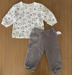 ユニクロ キルトパジャマ 80サイズ 星柄