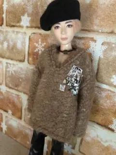 BTSドール服　＊茶系セーター＊
