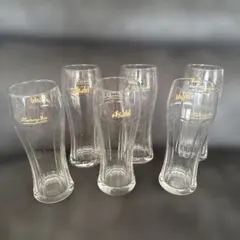 アサヒ　ハーモニー　タンブラー　ロゴ入りビールグラス 6個セット