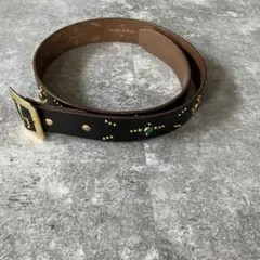 スタッズベルト　茶芯　ホーウィンクロムエクセル