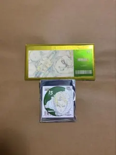 進撃の巨人 MAPPA展 リヴァイ チケット風クリアカード 缶バッジ