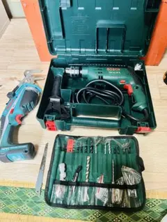 BOSCH 振動ドリル PSB600RE/S ＆ コードレスノコギリ セット - メルカリ