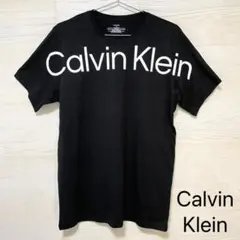 Calvin Klein Tシャツ スリープウエア クルーネック ロゴ ブラック
