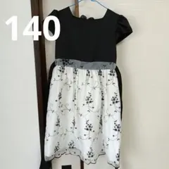 マザウェイズ　 フラワー装飾ドレス 140サイズ