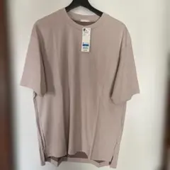 GU ドライダブルフェイス Tシャツ Mサイズ ピンク