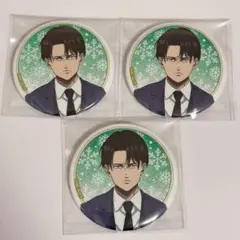 進撃の巨人 リヴァイ ドンキ 缶バッジ