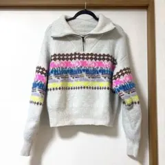 Anthropologyハーフジップセーター