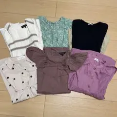 110cm女の子＊半袖ノースリーブワンピース　まとめ売り＊6点