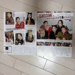 【送料込】UN1CON　雑誌切り抜き　JUNON　2025年1月号