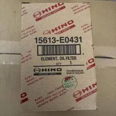 HINO 純正 オイルフィルター 15613-E0493 2個 日野純正品］HINO オイルフィルター 2個15613-E0493 - メルカリ