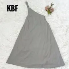 ✨美品✨KBF ワンショルダーサロペットスカート　ワンピース　web限定