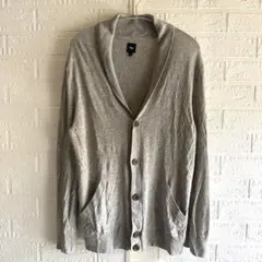 GAP【M】コットン リネン 女性にもおすすめ 羽織 長袖／メンズカーディガン