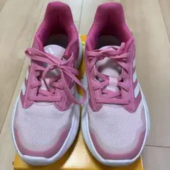 adidas キッズ スニーカー ピンク23.5