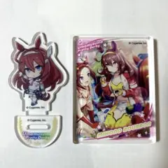 新品　ウマ娘　ダイソー　アクリルスタンド　アクリルブロックセット　ミホノブルボン