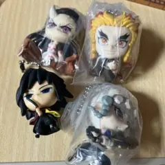 鬼滅の刃 キーホルダーフィギュア 4体セット