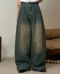 ワイドパンツ デニム