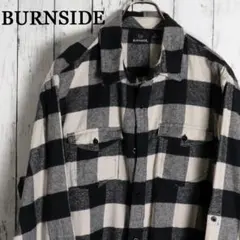 US古着 BURNSIDE バーンサイド ブロックチェック ２WAYフランネル
