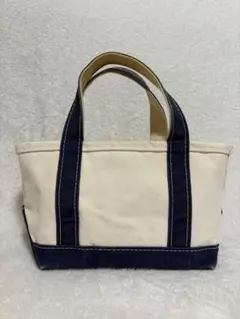 エルエルビーン　ボートアンドトートバッグ　ミニ　トートバッグ　ネイビー