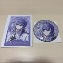 星導ショウ 誕生日グッズ 2025 箔押し缶バッジ＆チェキ風カード - メルカリ