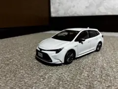 カローラツーリング トヨタ カラーサンプル 1/30 ミニカー ホワイト