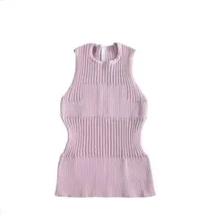 CFCLリブニットノースリーブトップスFLUTED SLEEVELESS TOP - メルカリ
