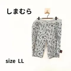 しまむら アカギ 麻雀柄 ハーフパンツ LL　N-175のサムネイル