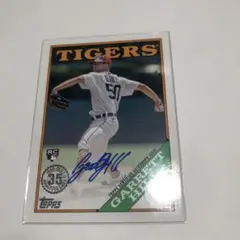 12726 GARRETT HILL TIGERS RC サイン入りカード