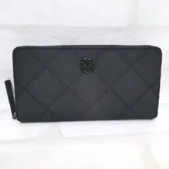 トリーバーチ ウィラ ラウンドファスナー 長財布 黒 ブラック