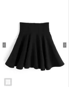 GRL インパン裏地付きコルセット風フレアミニスカート［gm728］