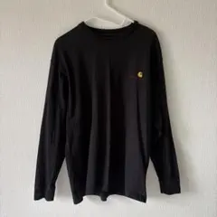 美品 Carhartt WIP L/S Script ロンT L 黒
