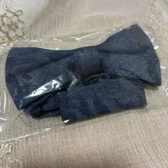 メンズ デニム素材 蝶ネクタイ