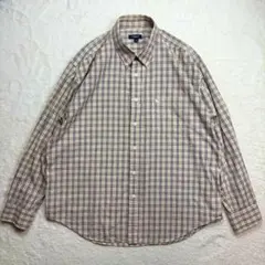 美品 BURBERRY XL ノバチェックBDシャツ ホース刺繍 定番