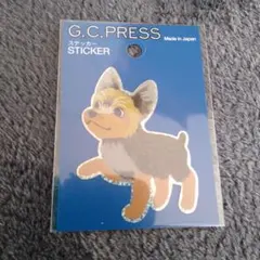 G.C.PRESS ヨークシャーテリア 耐水 耐光ステッカー 新品未開封