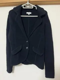 匿名配送 ニットジャケット ALPHA CUBIC Mサイズ ウール100%