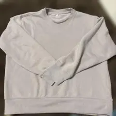 無印良品　ピンク クルーネック スウェット　L