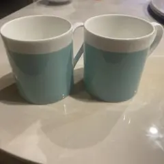 Tiffany & Co. 水色 マグカップ 2個セット