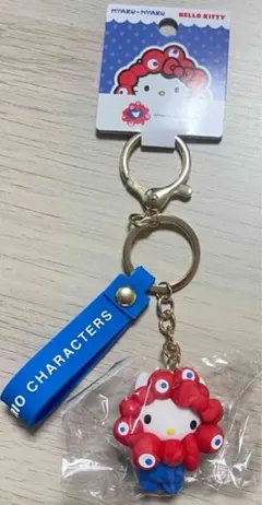 EXPO2025 ミャクミャク なりきり立体カラーキーホルダー　ハローキティー