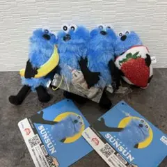 パペットスンスン　マスコット　パフェ　いちご　バナナ