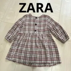 【最終値下！】ザラ☆ZARA キッズ チェック柄 ワンビース 100cm