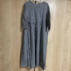 サマンサモスモス　前後着ワンピース　ブラック