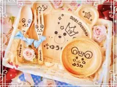 はまちゃん様ご確認　名入れアニマルプレートギフトセット　食器4点セット