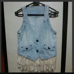 デニムベスト