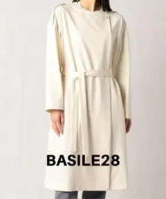 【タグ付】BASILE28 バジーレ コート　オフホワイト定価9.9万　完売品