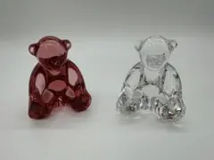 バカラ　ベアー　熊　置物、ペーパーウエイト 2025年最新】バカラ 熊の人気アイテム - メルカリ